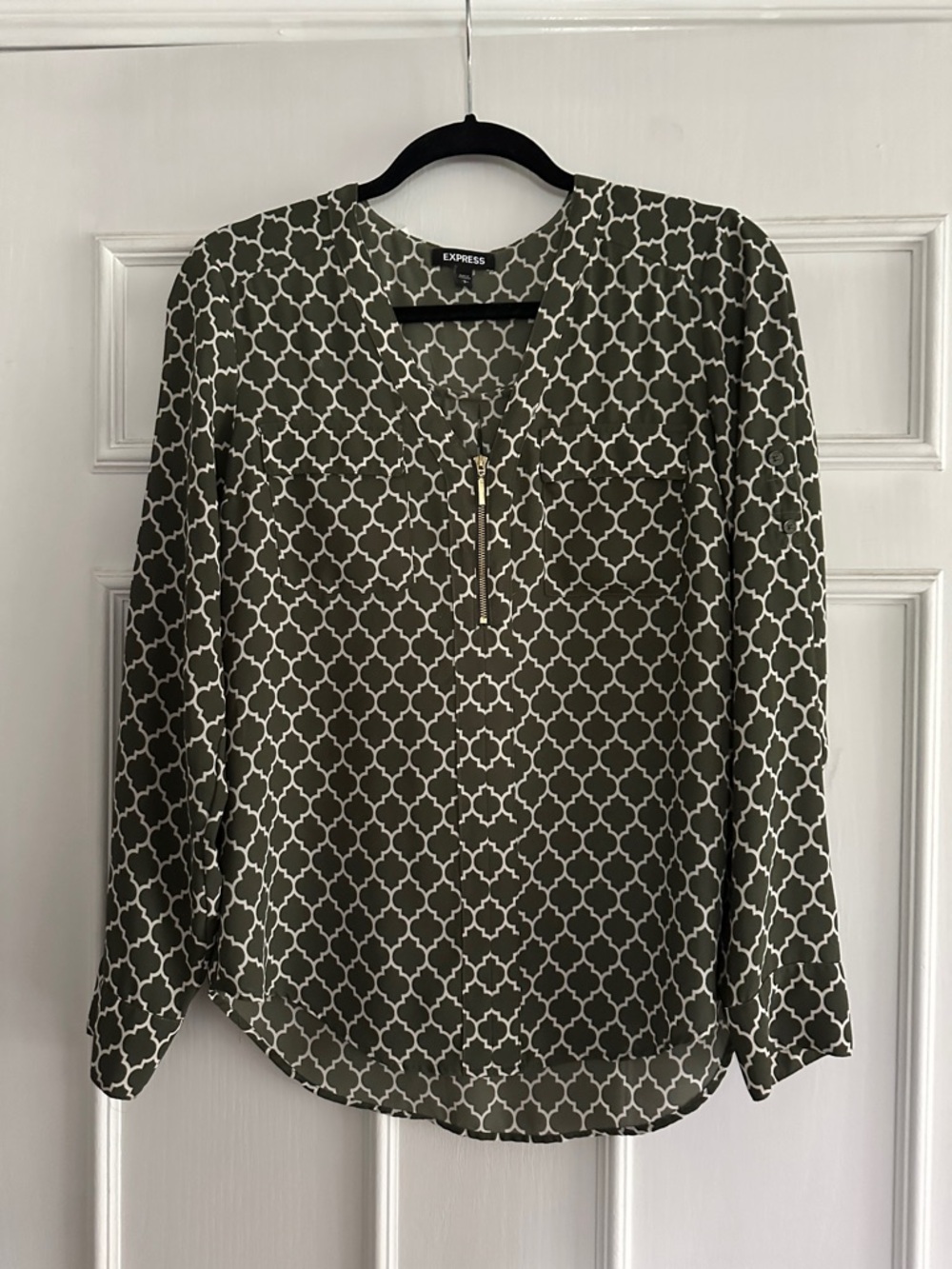 Express M Work Business Blouse Top
